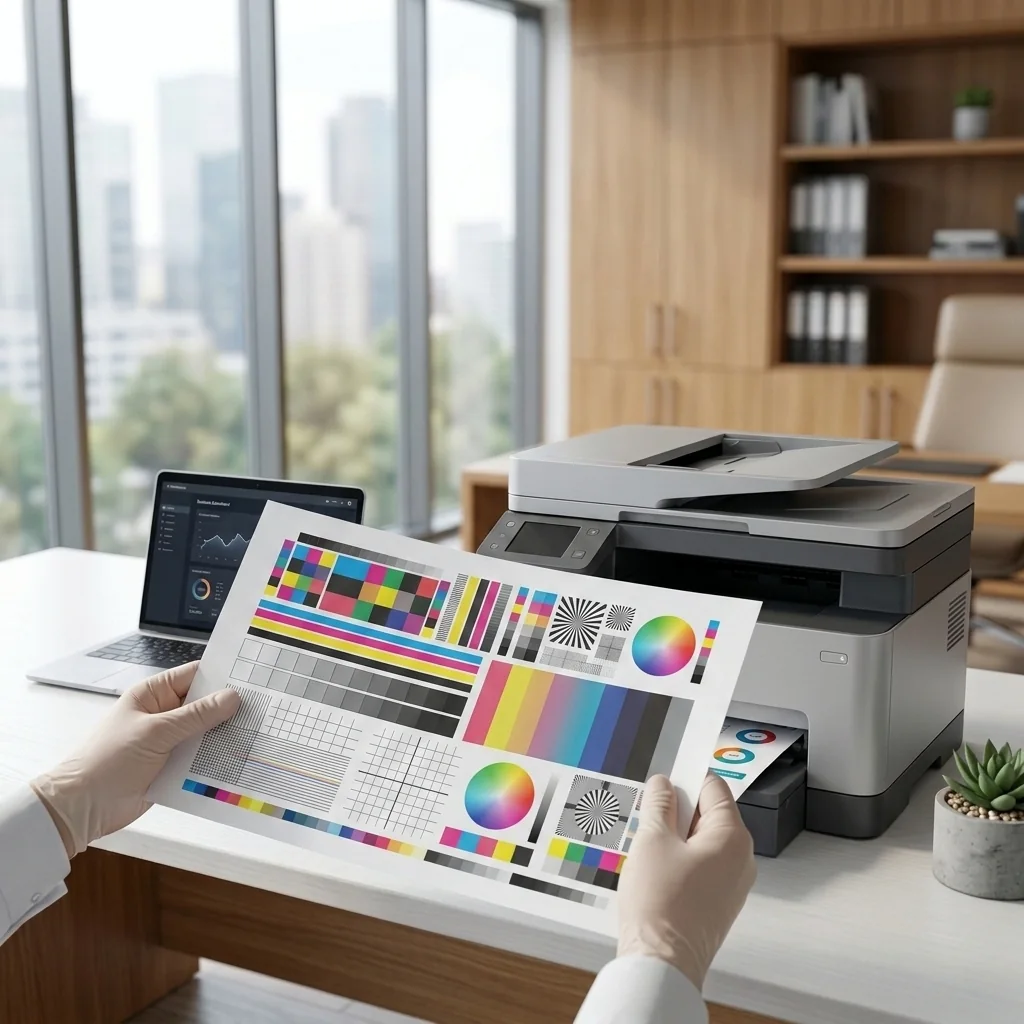 Color print calibration inspection