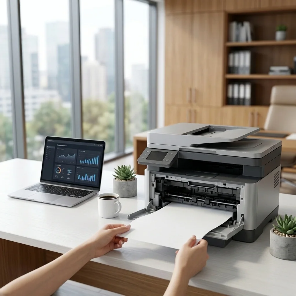 Safely clearing a paper jam