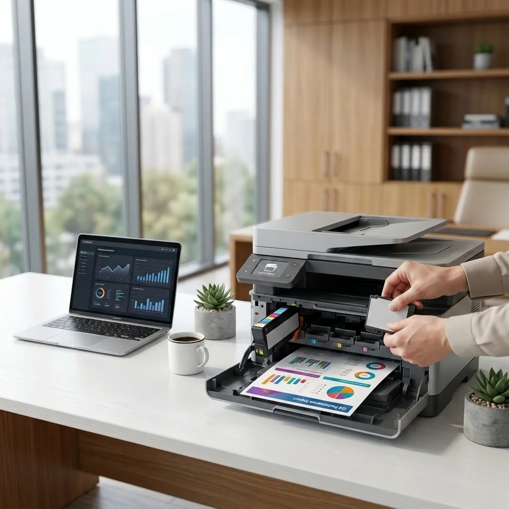 Replacing an ink cartridge