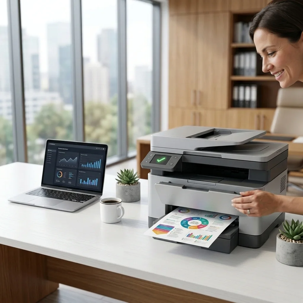 Printer operating after maintenance