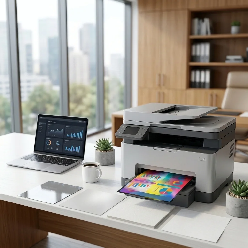Comparing different paper finishes