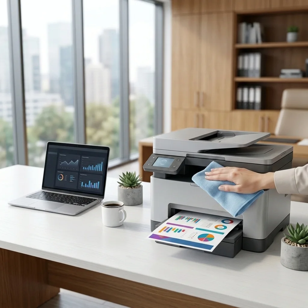 Routine printer maintenance
