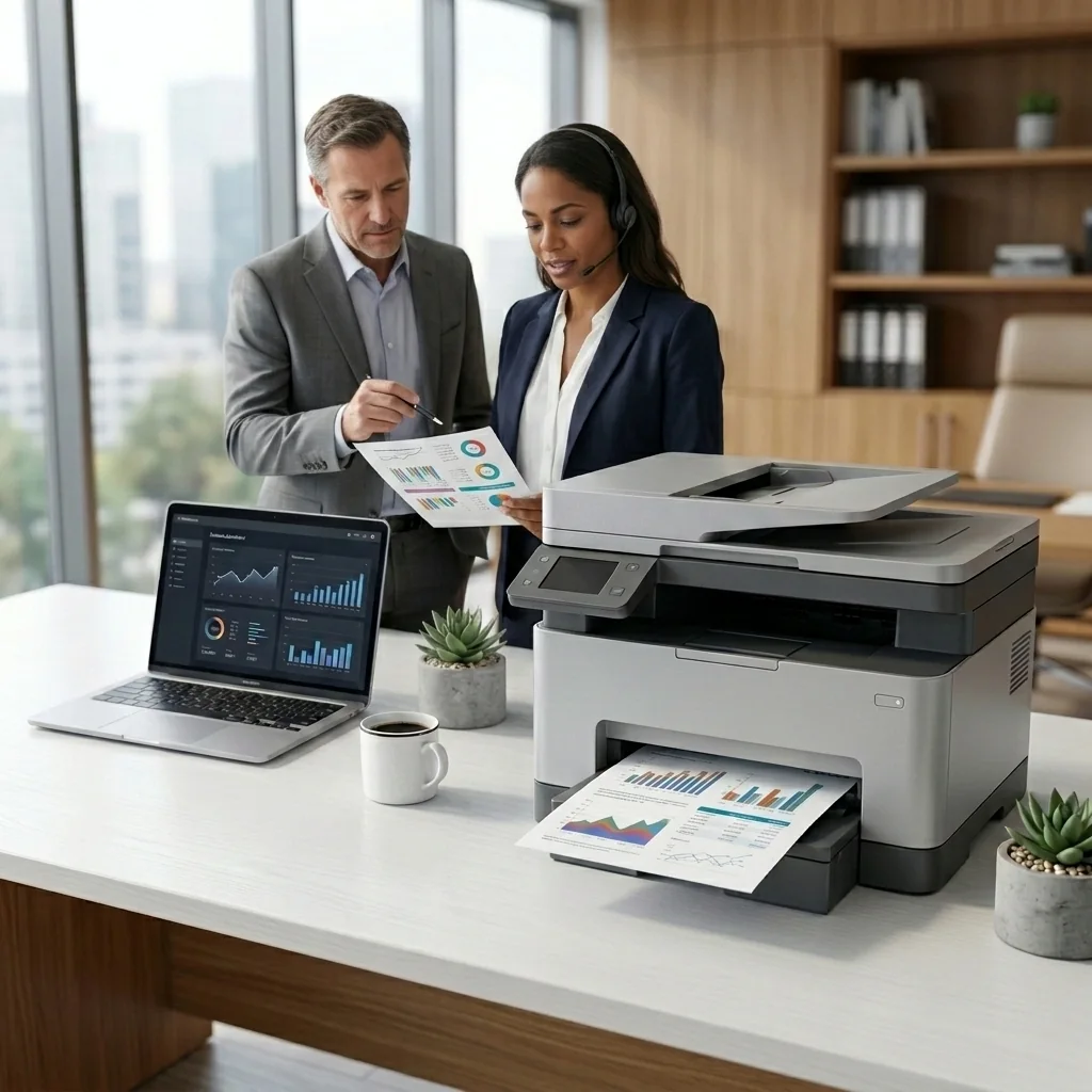 Reviewing printer information