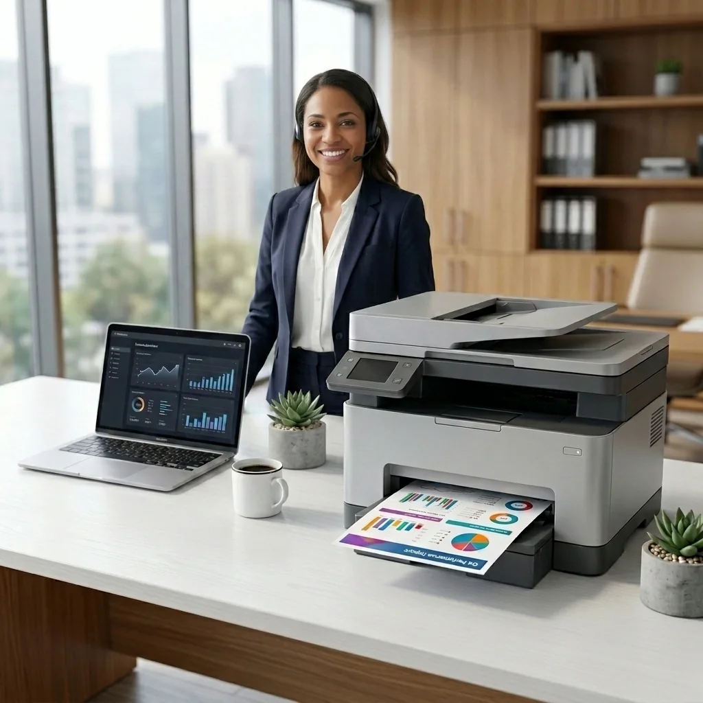 Printer education workspace